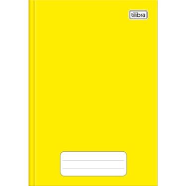 Imagem de Tilibra - Caderno Brochura Capa Dura 1/4 Pequeno, Pepper, 235857, 14x20cm, Amarelo, 80 Folhas
