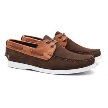 Imagem de Deckshoes Mol Branco - Docksides Masculino Samello-Masculino