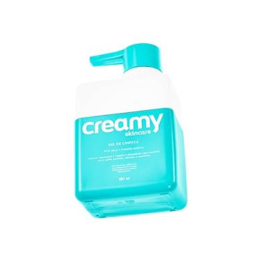 Imagem de Creamy Skincare Gel de Limpeza 200ml | Limpa Profundamente, Sem Fragrância e Livre de Sulfatos, Remove Impurezas e Regulariza a Oleosidade | Peles Oleosas e/ou Mistas