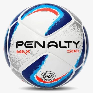 Imagem de Bola De Futsal Penalty Max 500 Termotec XXIV Branco e Azul