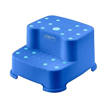 Imagem de Escadinha Infantil com 2 Degraus Up N Down Azul Multikids Baby BB1004