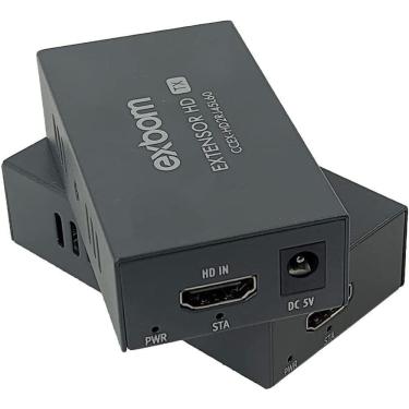 Imagem de Extensor hdmi 60metros 3d cat5/cat6 via cabo rede rj45 1080p