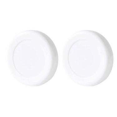 Imagem de Suporte Magnético Redondo para Controle Remoto Com Força Magnética Forte Organizador de Parede Leve e Portátil para Controle Remoto de Ar Condicionado de TV