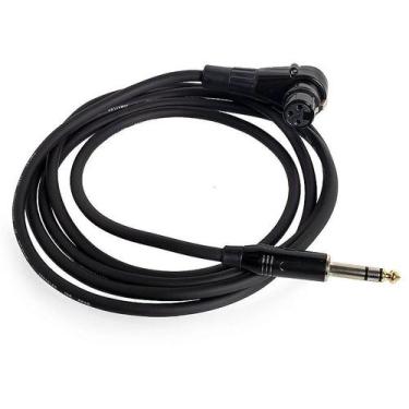 Imagem de Cabo P10 ST M Para XLR F 90º ProfissionalTblack10m
