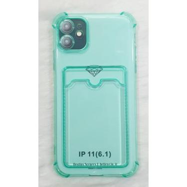 Imagem de Capinha Proteção de Camera e Porta Cartão Compativel com iPhone 11 6.1