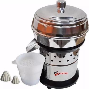 Imagem de Espremedor Inox Pequeno Caçamba Recravada 500W - Kd Eletro