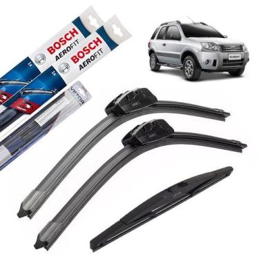 Imagem de Palheta Limpador Para-brisa Ecosport 2003 2004 + Traseira - Bosch - Ve