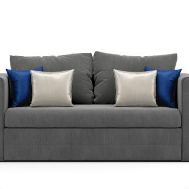 Imagem de Kit com 4 Almofadas Luxuosas Várias Cores 35x35 - ARADECOR, AZUL MARIN