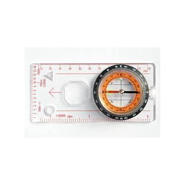 Imagem de Bússola de Mapa com Lupa - IBM Militar