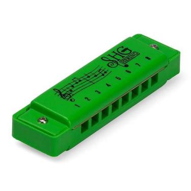 Imagem de Gaita de boca hering junior verde jrvd