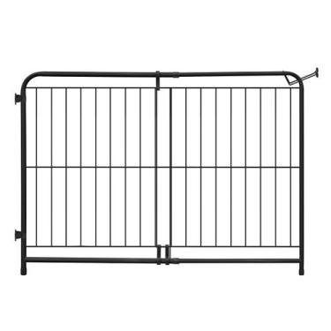 Imagem de Portão Pet Cães Cachorro Bebê Extensivo 70 Até 115 Cm - Utility, Preto