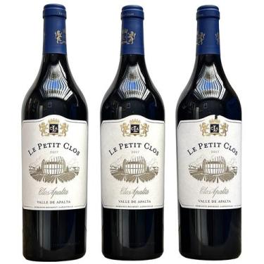 Imagem de Vinho Le Petit Clos Chileno Vv 4,3  Kit Com 3 Garrafas  Oferta -  Lapo