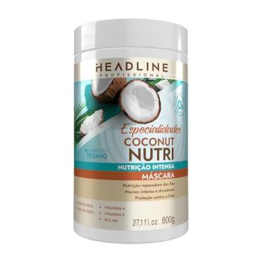 Imagem de Máscara Coconut Nutri - Nutrição, Repara e Devolve Maciez - HEADLINE Especialidades - 800g