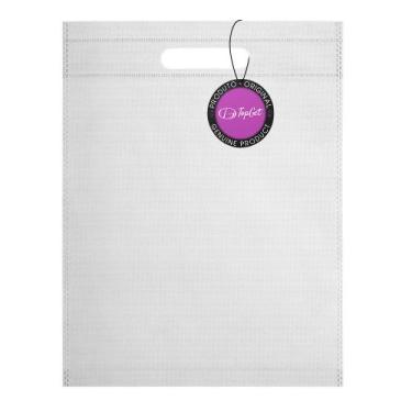 Imagem de Sacola em TNT Premium Termo Selado 25x35cm Nifty TopGet, Branco