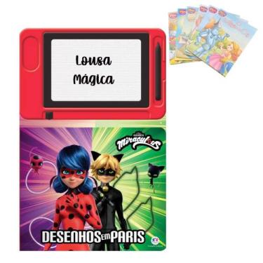 Imagem de Lousa Mágica com Livro - Ladybug - Papelaria Anchieta