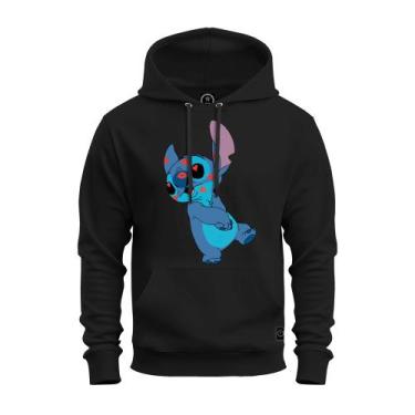 Imagem de Moletom Blusa De Frio Inverno Confortável Estampado Stich - Suprass, M