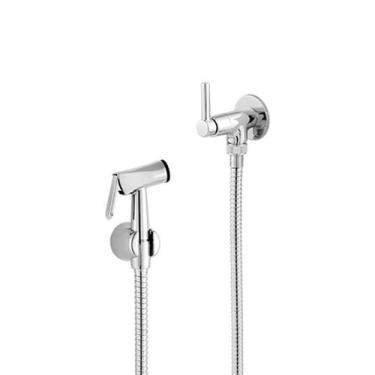 Imagem de Ducha Higiênica Banheiro Metal 1/4 de Volta Mang. 1,20m Acabamento C64