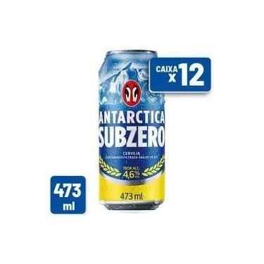 Imagem de Cerveja Antarctica Subzero Lata 473ml Caixa c/ 12 un 1x12 Unidades  47