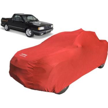 Imagem de Capa Para Cobrir Carro Vw Saveiro Quadrada Tecido Helanca - Mz, Vermel