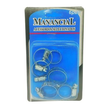 Imagem de Abraçadeira de Ferro com 6 Peças Aço Forte