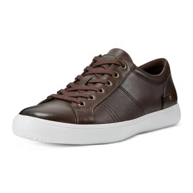 Imagem de Rockport Tênis masculino Colle Tie, Couro marrom escuro, 8.5 Wide