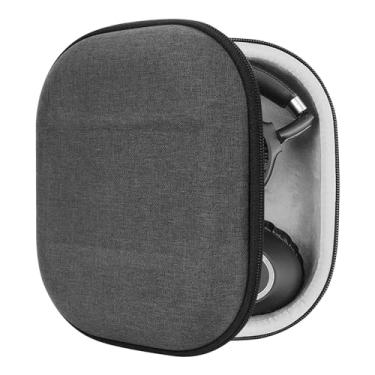 Imagem de Capa de fone de ouvido Geekria UltraShell para Sony WH1000XM2, WH1000XM3, WH-XB900N, MDR1000X Fones de ouvido e mais - Bolsa de transporte protetora rígida de substituição com espaço para acessórios, Dark Gray