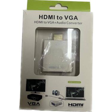 Imagem de Conversor Hdmi Para Vga Branco Na Caixa