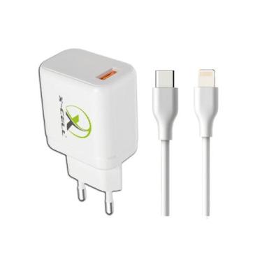 Imagem de Carregador ultra rápido bivolt 5A 25W com cabo Lightning X-Cell mod. X