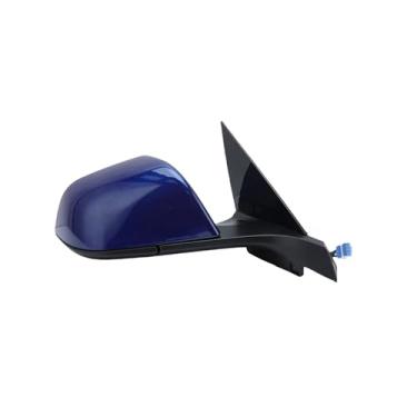 Imagem de Conjunto de espelho retrovisor de 13 fios azul royal escuro com capa lateral espelho retrovisor acessórios para carro, compatível com Tesla modelo 3 M3 2021-2023(1pc right)