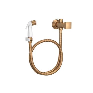 Imagem de Ducha Higiênica com Registro e Derivação de Parede Deca Gold Matte 1984.GL86.ACT.MT