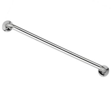 Imagem de Barra de Apoio 70cm Inox Segurança Idoso Cadeirante Deficiente Banheir