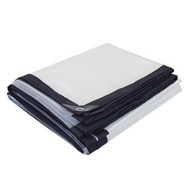 Imagem de MTYLX Folha de lona de cobertura à prova d'água, rede de guarda-sol, pano de sombra, com ilhós, filme plástico impermeável, barraca à prova de chuva 120G/M², B, 1 * 1M