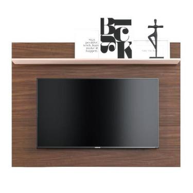 Imagem de Painel para TV até 47 Polegadas Maia Nogueira e Off White - Colibri Mó