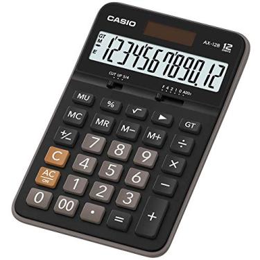 Imagem de Calculadora Casio AX-12B Preta Extra Large
