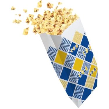 Imagem de Saquinho de Pipoca Pequeno M Embalagem Festa Junina Descartável Doce e Salgada (Tradicional)