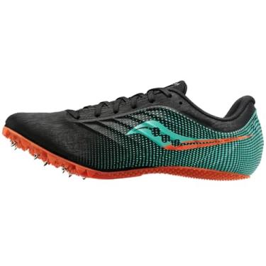 Imagem de Saucony Tênis feminino Spitfire 5 Track, Preto/menta fresca, 41