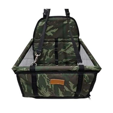 Imagem de Cadeirinha Assento Cadeira Pet de Carro para Cães Cachorro Gatos ATÉ 10KG(Camuflado)