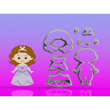 Imagem de Cortador Princesa Sofia Modular Tamanho 10 Cm