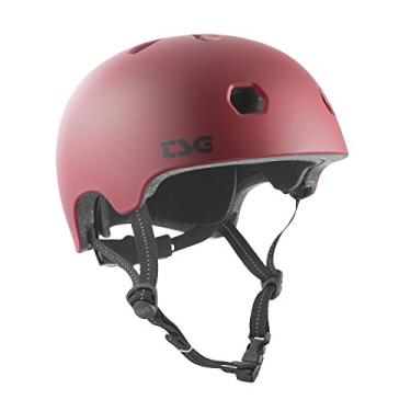Imagem de TSG Capacete Meta Skate & Bike Com Sistema De Ajuste Por Dial, Para Ciclismo, Bmx, Skate, Patins, Roller Derby, E-Board, E-Skating, Longboard, Vertical, Park, Urbano (Sangue-De-Boi Acetinado, G/Gg 5