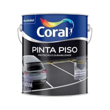 Imagem de Tinta Acrilico Fosco Pinta Piso Demarcação Amarelo 3.6l - Coral