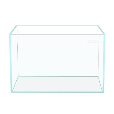 Imagem de LYPHARD AQUARIUMS Aquário sem aro de 48 litros, tanque de aquário de vidro transparente ultra branco com baixo ferro, tanque de peixes retangular grande 49 cm x L 33 x A 13,8 cm de espessura, 6 mm com tapete de espuma EVA incluído