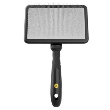 Imagem de Rasqueadeira Reta Pinos Macios Preta Premium Grande Propetz