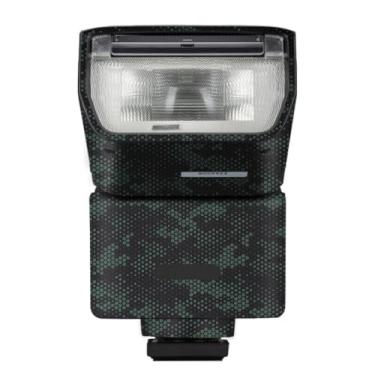 Imagem de HVL F28RM Película protetora de vinil flash para câmera antirriscos para Sony HVL F28RM (verde (Mamba)