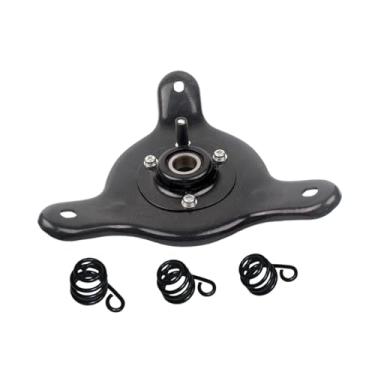 Imagem de Fenteer Placa de montagem do motor, estrutura traseira do cortador de grama, peça versátil para cortador de grama, suporte de base de disco triangular