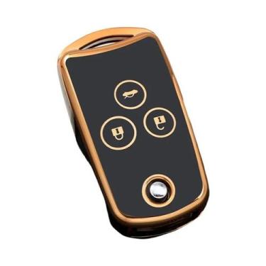 Imagem de Capa De Chave Dobrável Em TPU Para Honda Civic Accord Jazz CRV HRV CRZ