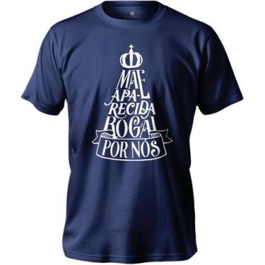 Imagem de Camiseta Católica Nossa Senhora Aparecida Feminina E Masculina Em Algo