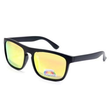 Imagem de Óculos Masculino De Sol Quadrado Lentes Polarizadas + Case - Use Young