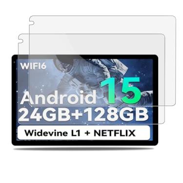 Imagem de NOUKAJU Protetor de tela para tablet HiGrace C108 de 10,1 polegadas, vidro temperado HD, dureza 9h, arranhões, anti-impressão digital, protetor de filme de vidro temperado para HiGrace C108 [pacote