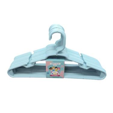 Imagem de Kit 80 Unidades Cabides Infantis Reforçado Roupa Infantil Bebê - Triop