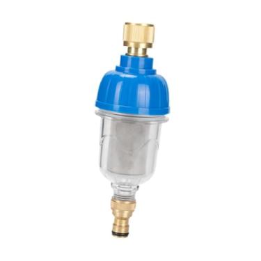 Imagem de Fenteer Adaptador de mangueira de jardim com conector rápido, reparo de pré-filtro resistente de alto desempenho, filtro de entrada de água para lavadora de